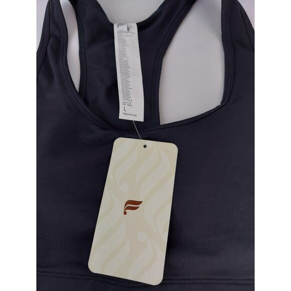 Fabletics Womens On-The-Go Medium-Impact Sports Bra Colorblock Size Large NWT - Picture 2 of 5